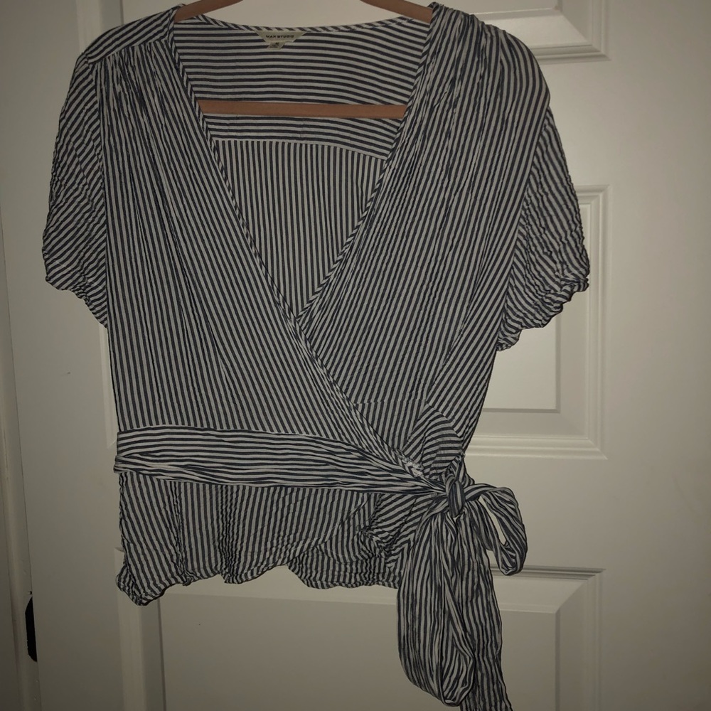 Wrap blouse